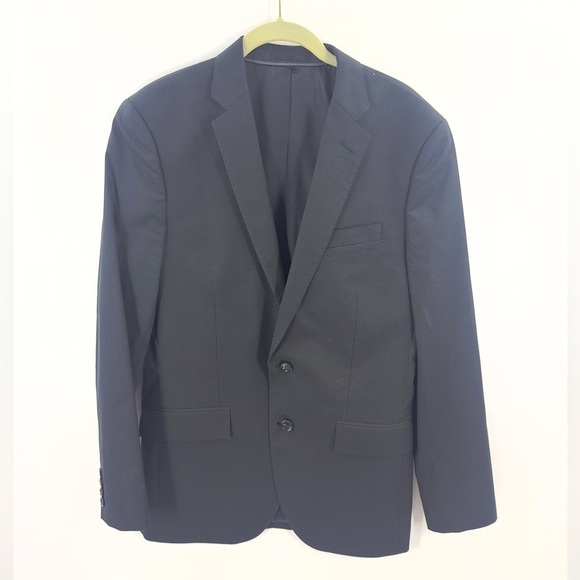 J Crew Mens Ludlow Single Breasted Blazer Size 38R Black Sport Coat Two Button - Picture 2 of 13
